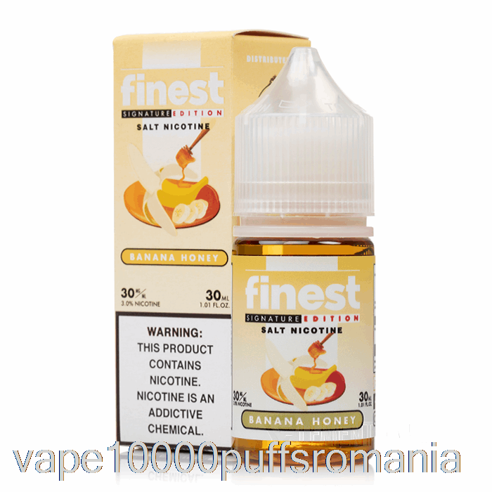 Vape Romania Banana Miere - Cea Mai Buna Editie Semnatura Sare Nic - 30ml 30mg